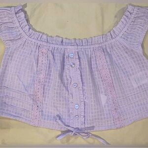 (NWT) UO Lavender Crop Top